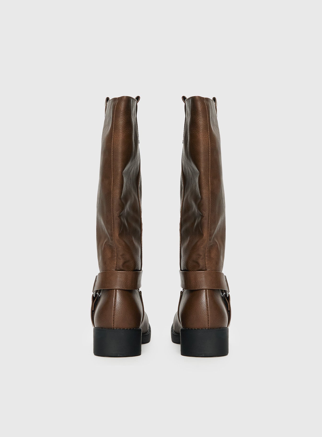 Wrecked Western Boots Brown